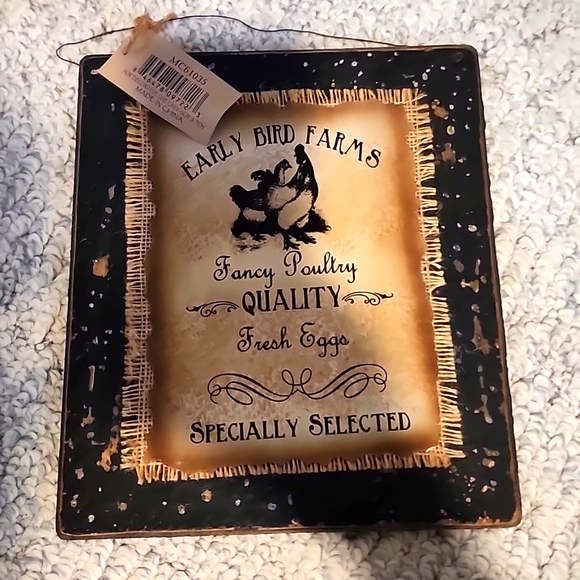 Picture..rustic of Early Bird Farms ;)... New with Tag - Picture 1 of 5